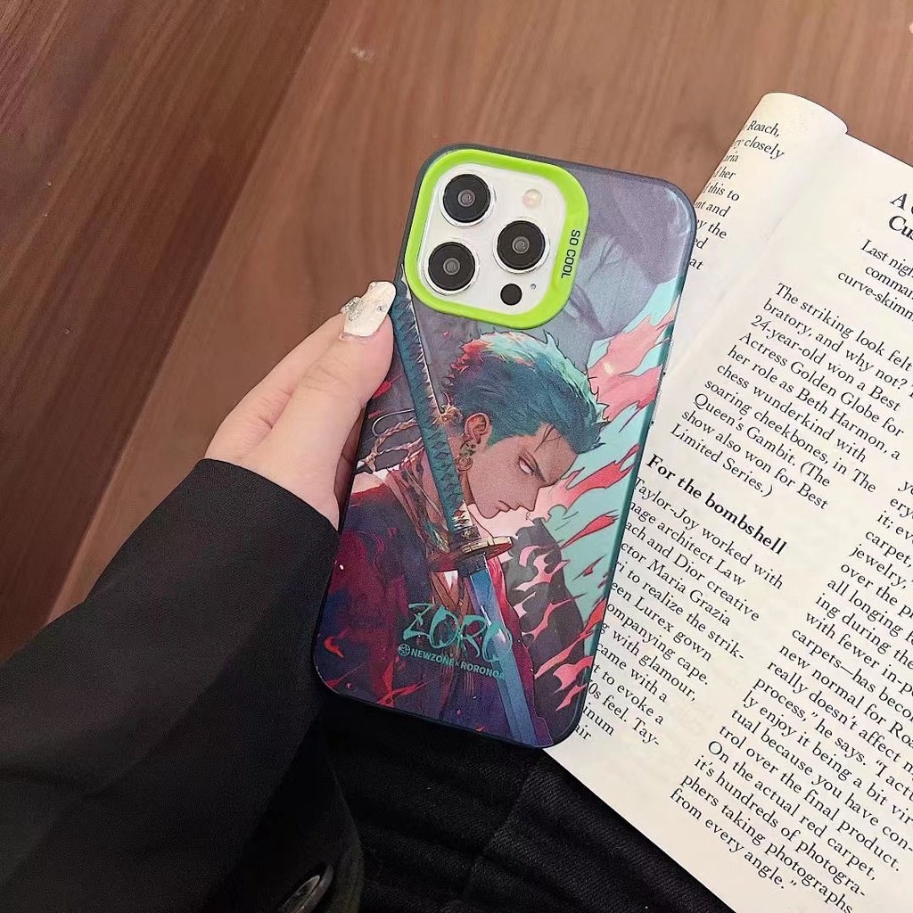 Ốp Điện Thoại hàng mới Cứng Mặt Nhám piece zoro comic tương thích cho iphone 12 13 14 15 pro max