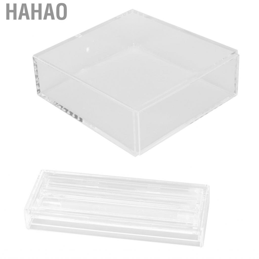 Hahao Desktop Mini Picture Frame PC Double Sided Transparent Freestanding Instant Photo for Instax Polaroid ZIP Film