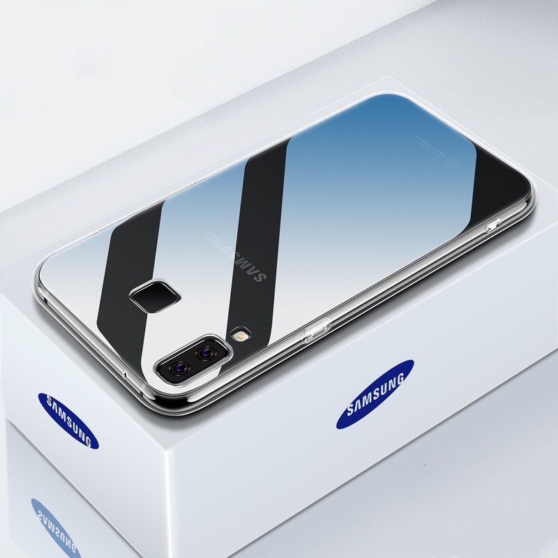 Dành Cho Samsung Galaxy A8 Star 6.3 inch SM-G885F G885Y G885S G8858 Mỏng Mềm Trong Suốt Cao Su Silic