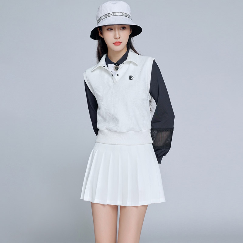 Dk Đầm Xếp Ly Sát Nách Ôm Dáng Giữ Ấm Cổ Bẻ Có Túi Sau Lưng Cho Nữ