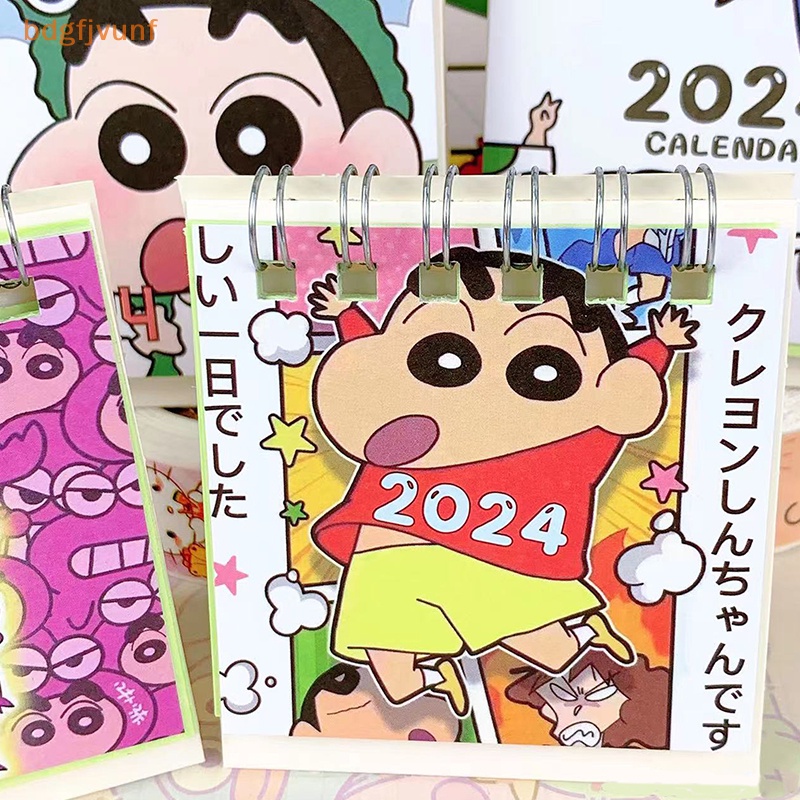 Lịch Để Bàn mini bdgf 2024 Cậu Bé Bút Chì shin-chan Dùng Trang Trí
