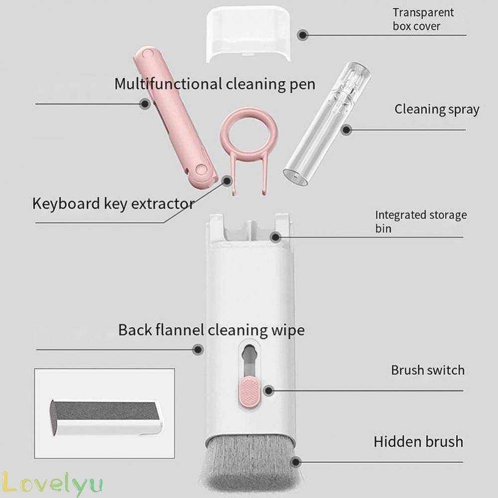 ✨✨✨Advanced 7 in 1 Keyboard Cleaning Brush Kit with Headphone Maintenance Tools