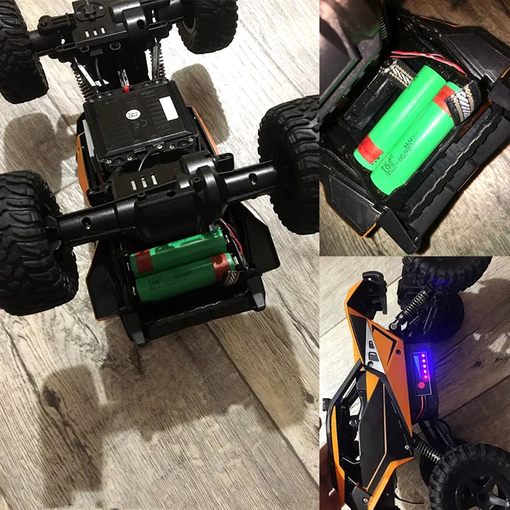 ZIQQUCU Hộp Đựng Pin 18650 3.7v 1 / 2 / 3 / 4 Ngăn Bằng Nhựa Màu Đen Ốp