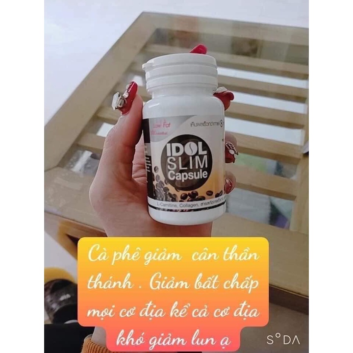 Cà phê idol slim capsule dạng viên Thái Lan - lọ 15 viên