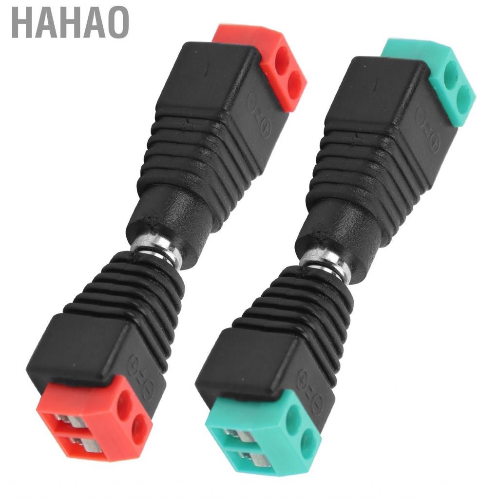 Hahao 5.5x2.1mm DC Power Connector No welding Male Female Adapters for converter