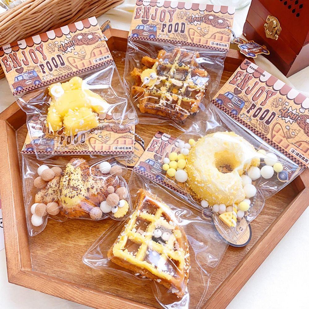 Daron1 Đồ Chơi Xốp Squishy Giảm Stress Hình Kem Ốc Quế Dễ Thương Cho Bé