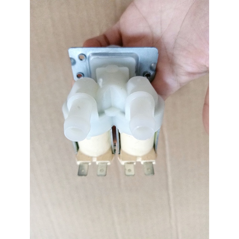 Van cấp đôi máy giặt LG Samsung 220V valve điện từ cấp nước mg sámung  hàng Xịn