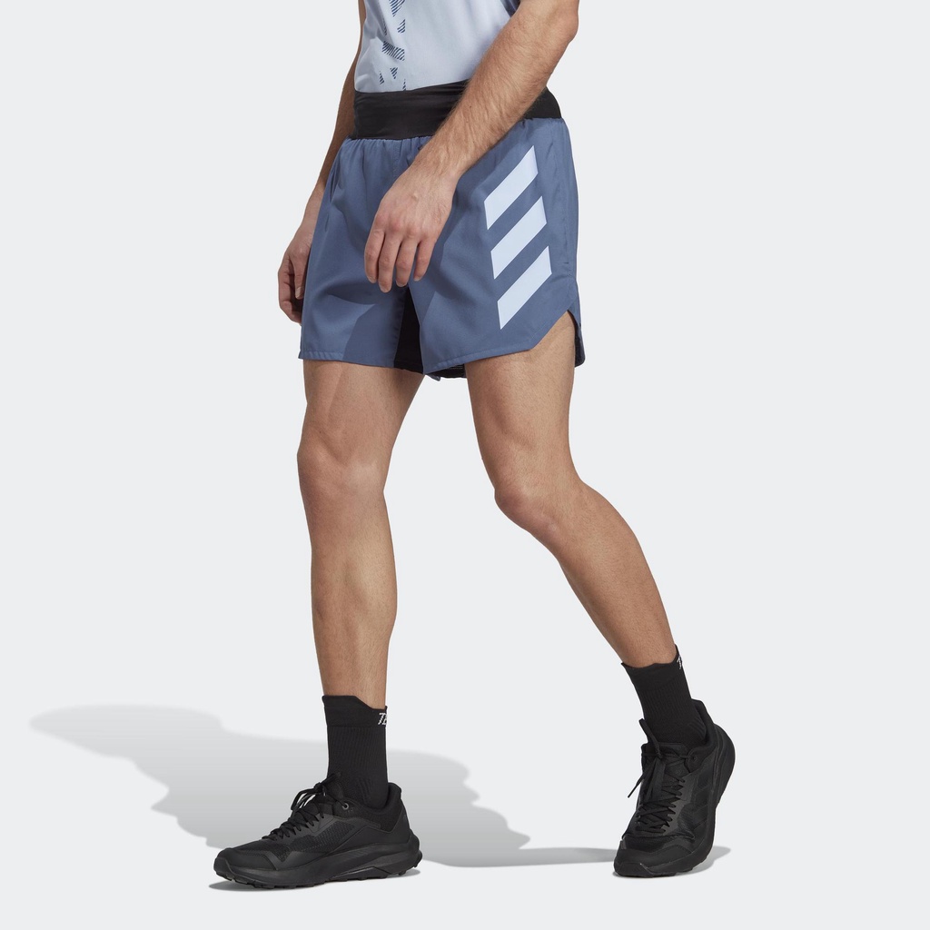 Adidas Trail Running Quần Short Chạy Trail Terrex Agravic Nam Màu xanh da trời HT9396