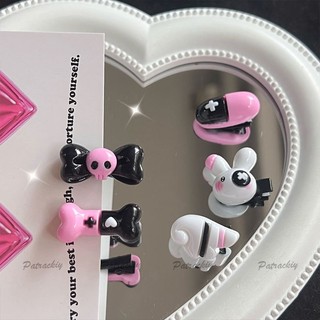 🌈patrackiy✨⚡kẹp tóc hình đôi cánh và trái tim dễ thương y2k