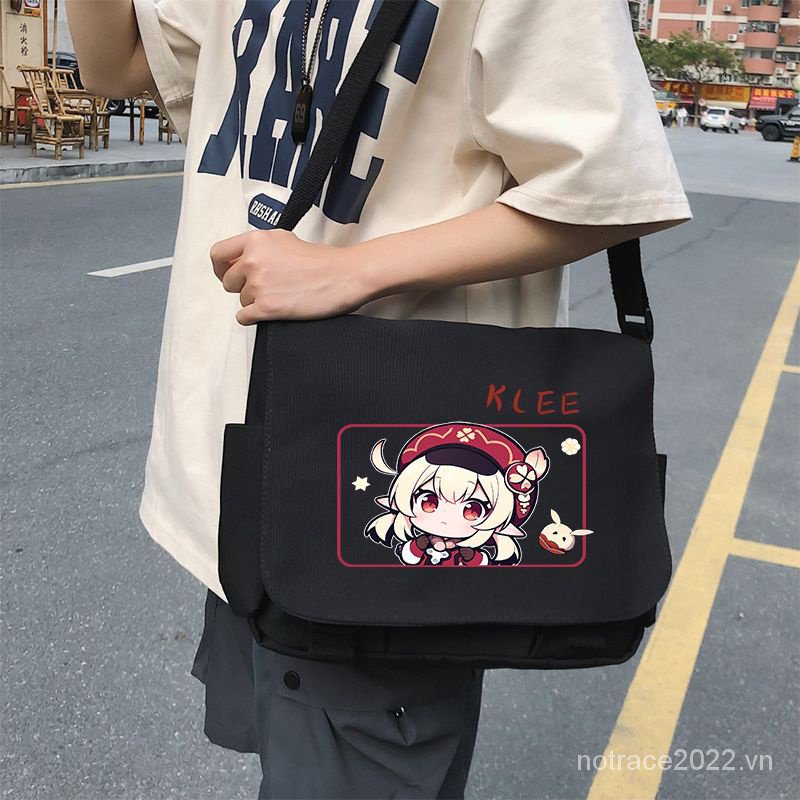 ★Genshin Impact★Fontaine Túi Xách Đeo Vai Hai Chiều Sức Chứa Lớn Phong Cách game merchandise furina