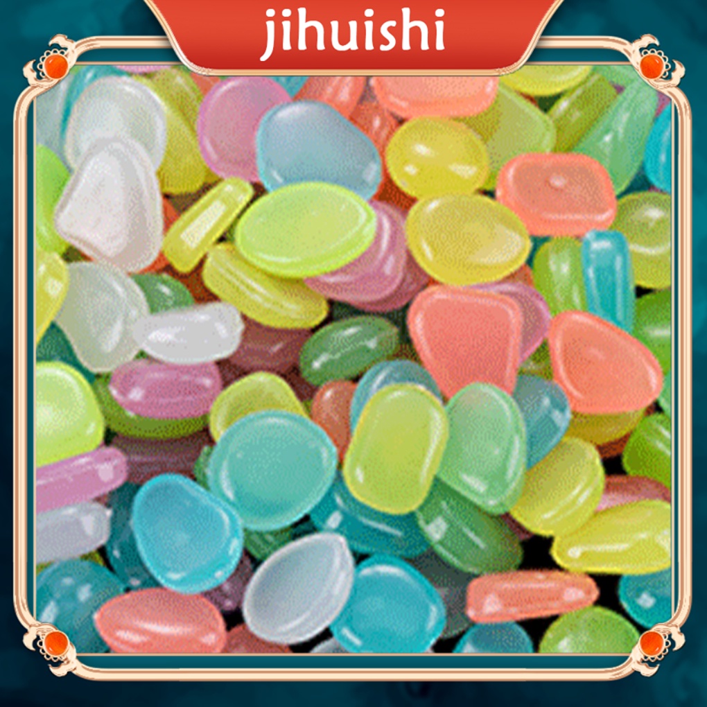 Bộ 1 / 2 / 3 Viên Đá Dạ Quang Trang Trí Bể Cá Cảnh Độc Đáo Đẹp Mắt rocks