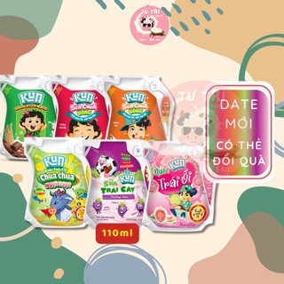  Sữa Kun Túi 110ml Đủ Vị   Socola Dâu Cam Ổi Chua Ngọt   túi lẻ. 
