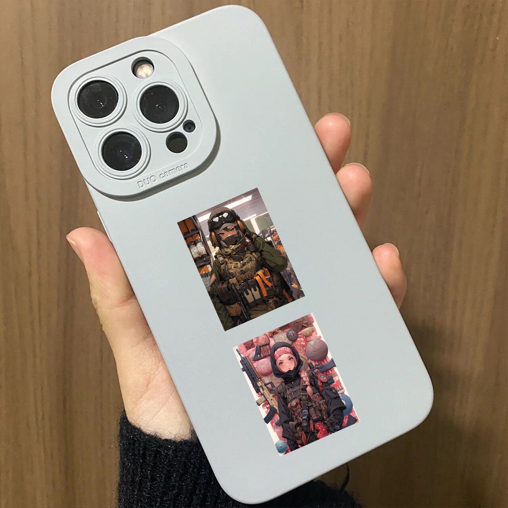 Bộ 60 Miếng Dán Trang Trí Mũ Bảo Hiểm Họa Tiết Rằn Ri Cho Bé Gái