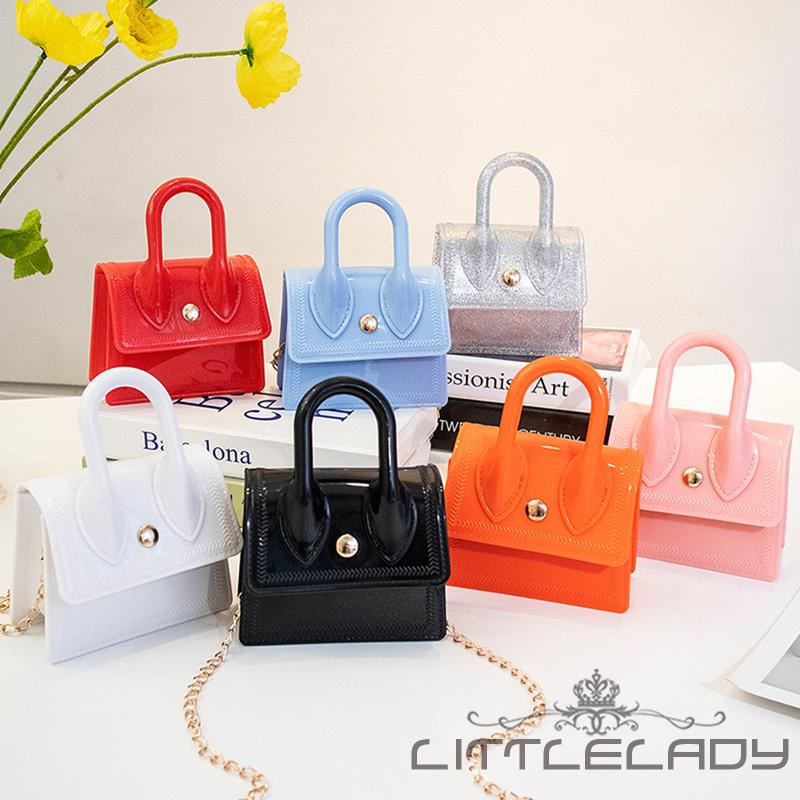 Túi Xách mini Dây Xích Đeo Vai Có Khóa Kiểu Dáng Thanh Lịch Cho Nữ