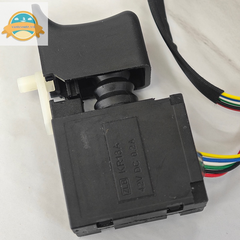 Công Tắc Điều Khiển Tốc Độ Máy Khoan Điện Không Dây Màu Đen 36v dc 15a vn