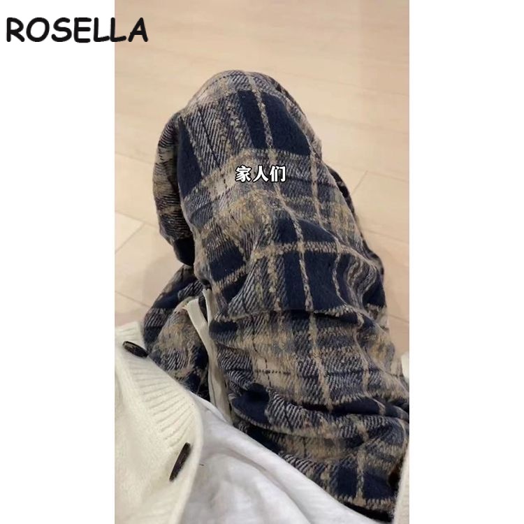 Rosella quần ống rộng Quần Túi Hộp Popular Fashion casual chic WGK23C0306 49Z231204