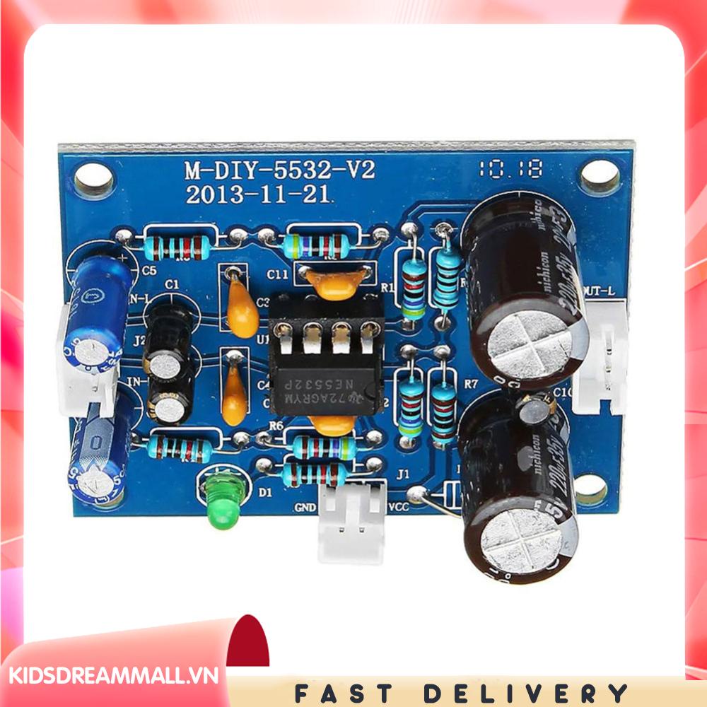Bảng Mạch Khuếch Đại Tín Hiệu Âm Thanh hifi ne5532 op-amp
