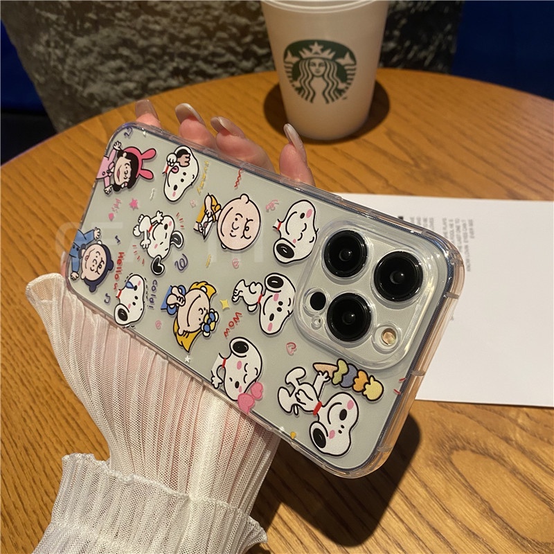 Ốp Điện Thoại Silicon Hình Chú Chó snoopy Cho oppo a79 a18 a38 a58 a78 a98 5g 4g a17 a17k a77s a79 oppoa78 oppoa38