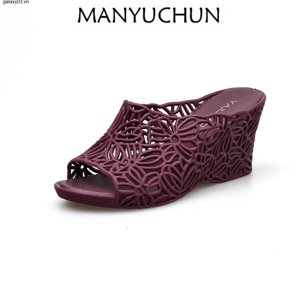 MANYUCHUN  dép nữ Dép xăng đan đế xuồng cao gót sandal nữ 2023 thời trang  Unique Chất lượng cao Thanh lịch Đẹp X0101617 36Z230909