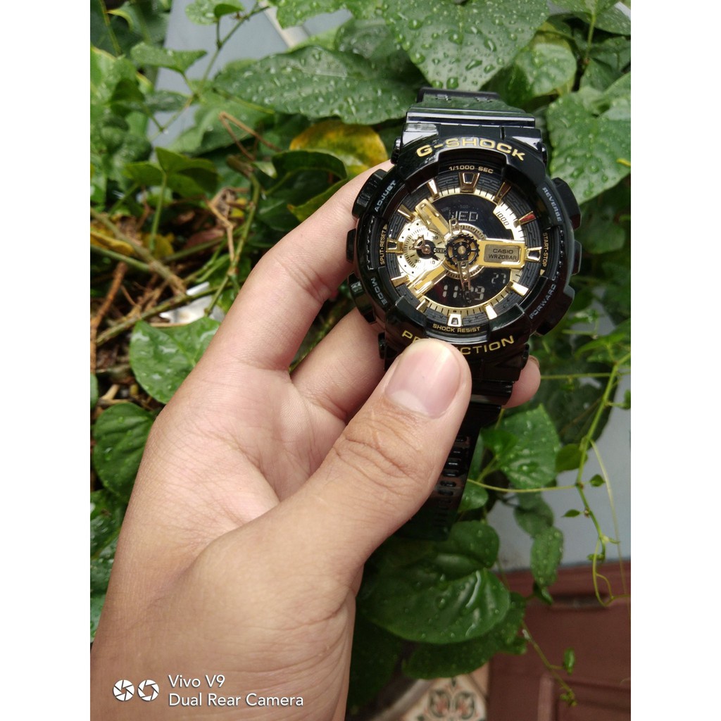 Đồng hồ thể thao nam nữ G-Shock GA-110GB-1A Full phụ kiện