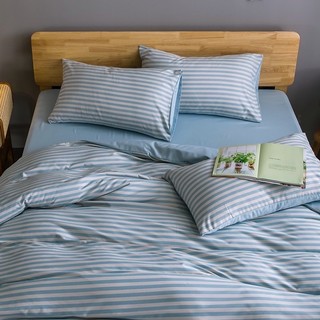 Bộ chăn ga gối REE Bedding CTC252 M6 CARO XANH DƯƠNG đủ size giường nệm