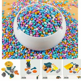 Hạt sỏi , hạt sứ , hạt muồng đồ nhập khẩu chơi xúc cát 5kg