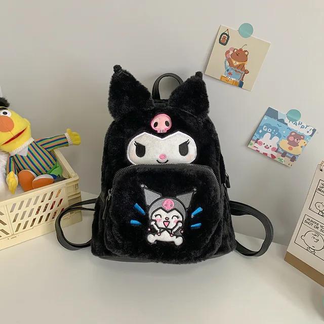 Kawaii sanrio Ba Lô Vải Bông Hình hello kitty Thời Trang Dành Cho Nữ Sinh Du Lịch Làm Quà Giáng Sinh Sinh Nhật