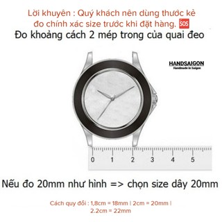 Dây đồng hồ da cá đuối nhập khẩu cao cấp