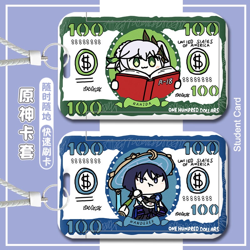 Fun version genshin Bao Đựng Thẻ Ngân Hàng Thẻ Ngân Hàng id Bảo Vệ Thẻ Ngân Hàng Thủ Công Mỹ Nhân diy furina leosely Cho Học Sinh