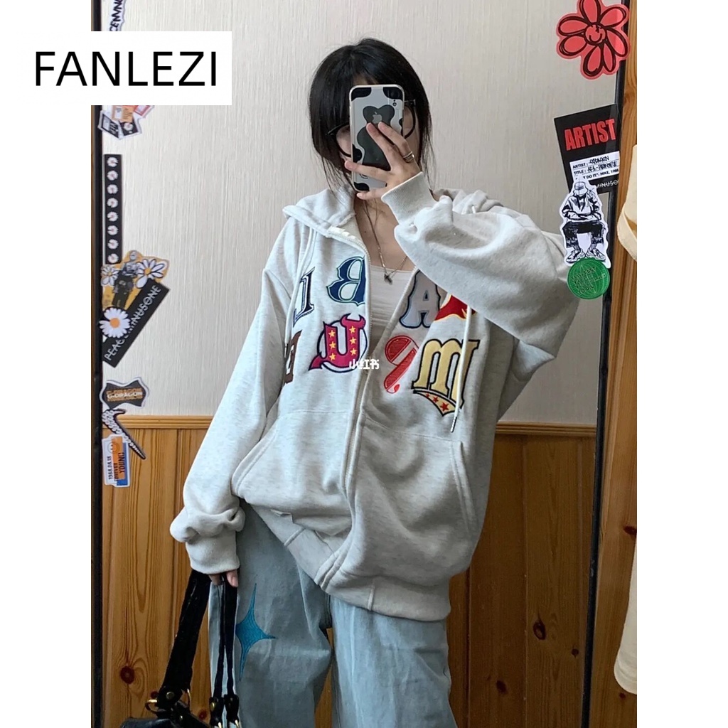 Moily Áo Khoác hoodie áo khoác nữ zip hoodie Thông thường Popular comfortable Korean A28J1DH38Z230921