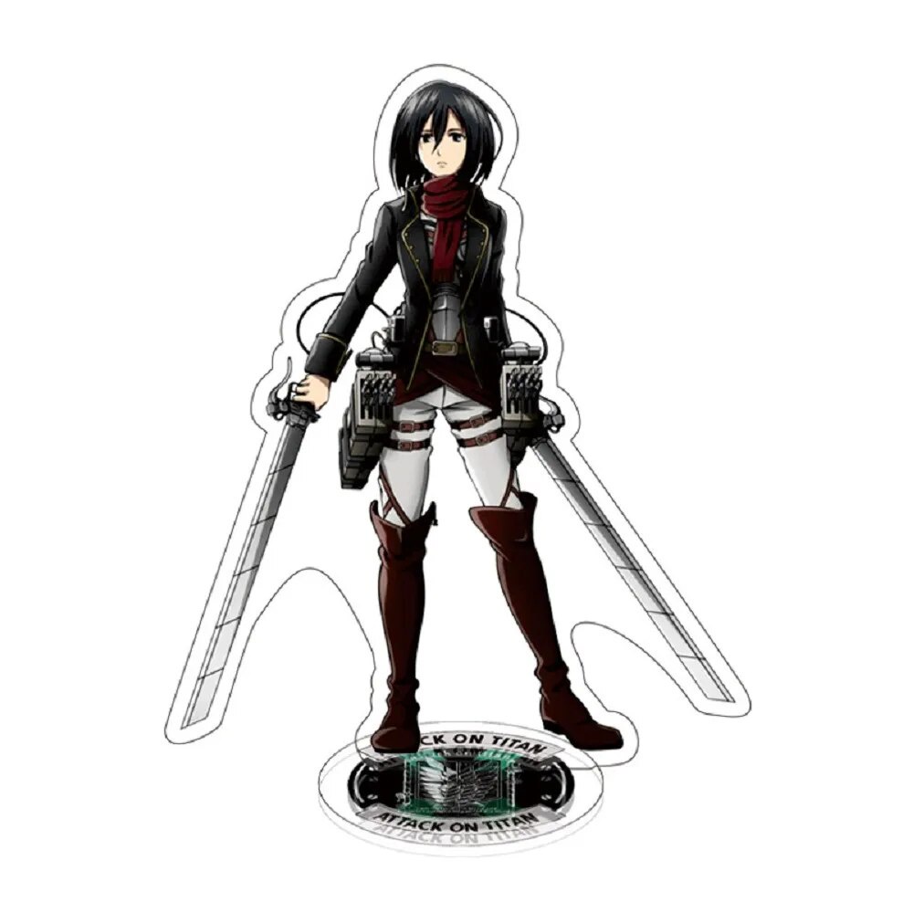 Mô hình Standee Anime Attack on Titan Acrylic Shingeki No Kyojin Levi Ackermam Phụ kiện trang trí để bàn góc học tập