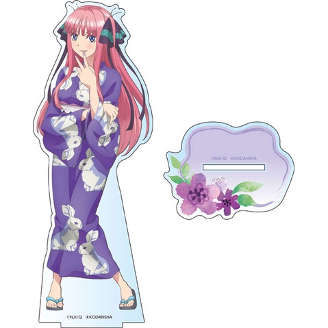 Mô hình Standee Quintessential Quintuplets Ichika Itsuki Yotsuba Miku Nino kimono Phụ kiện trang trí để bàn góc học tập