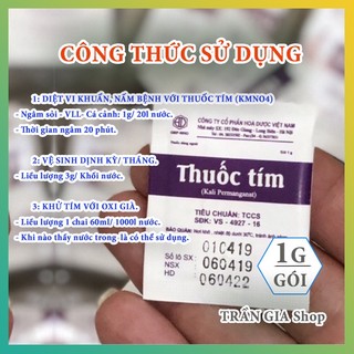 (Hỏa Tốc) LB - Thuốc tím KMNO4 khử vàng cho cá - Thuốc tím trị rệp cho sen đá