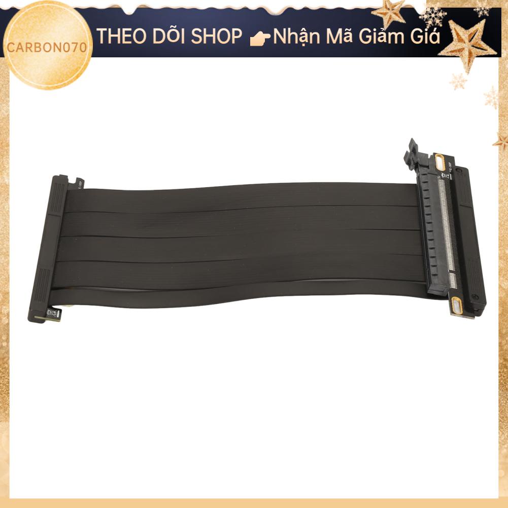 Carbon070 Cáp nối PCIE4.0 X16 Tốc độ cao mở rộng card đồ họa PCI Express Gen4 đảo ngược kép có thể gập lại dọc dài gắn GPU cho RTX3090 RTX3080ti RTX3070
