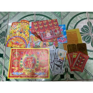 Bộ Giấy Cúng Giao Thừa ( Đêm 30 Tết )