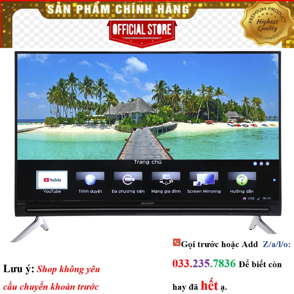 [Hãng] Smart Tivi Sharp 40 inch LC-40SA5500X