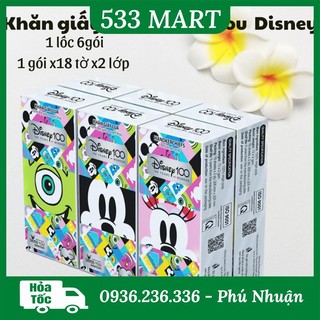 Khăn giấy lụa bỏ túi Bless You Disney 100 year