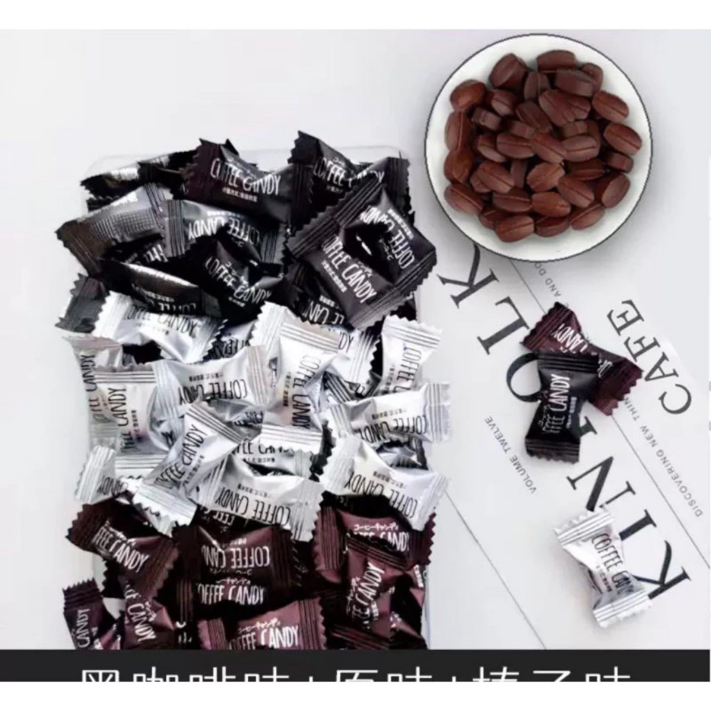 200g Kẹo Cà Phê Coffee Candy Đài Loan - Kẹo Cafe Không Đường / Kẹo Ăn Kiêng giảm cân / Cà Phê/ Cà Phê Sữa ăn vặt
