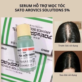 Tinh chất thảo mộc Mọc Tóc Sato Arovics Solutions 5%