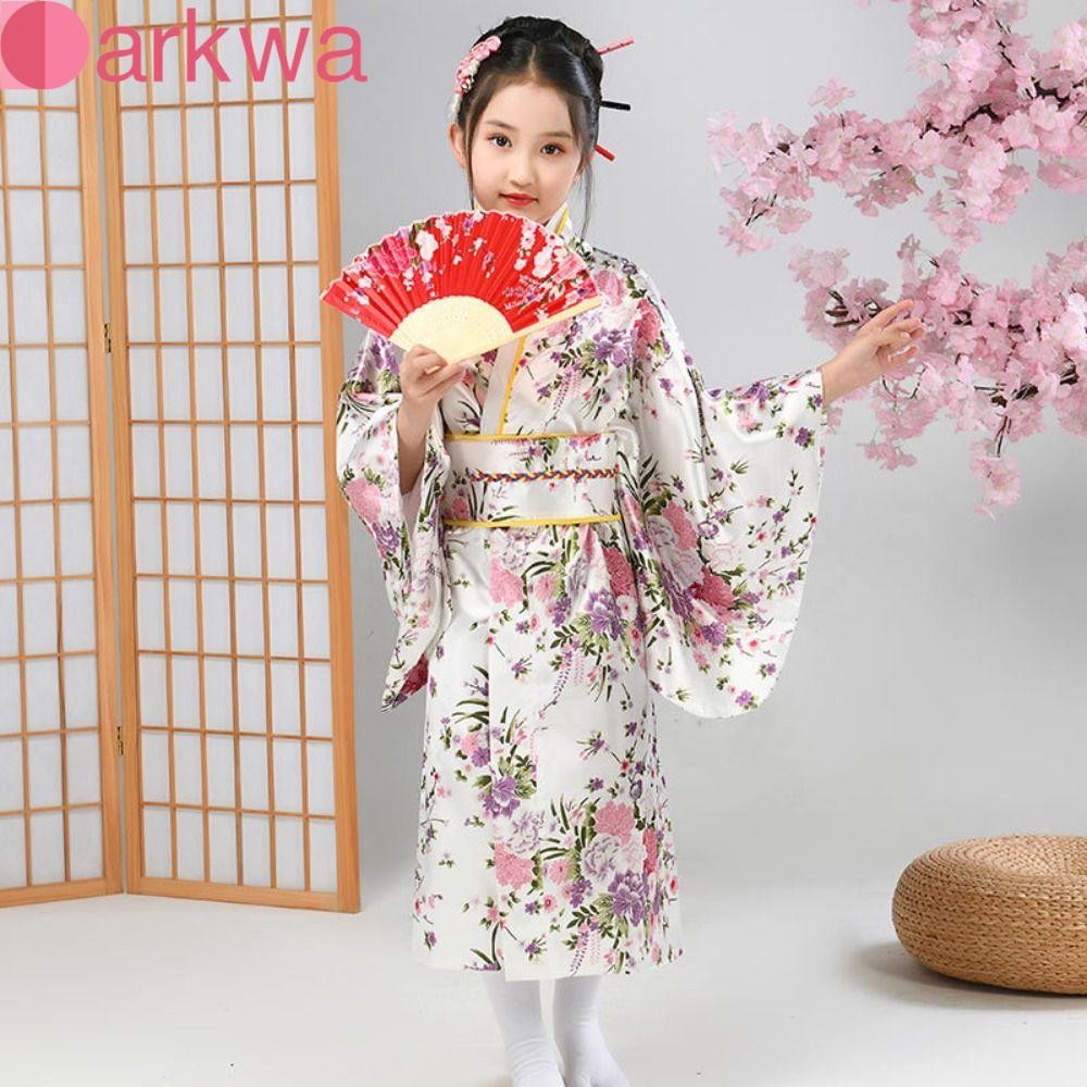 Darkwa Trẻ Em Truyền Thống Nhật Bản Kimono Nhật Bản Mới Đồng Phục Geisha