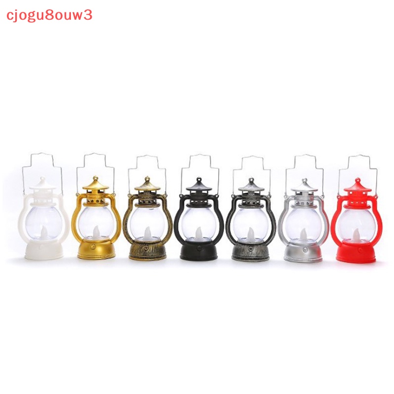 OOO Retro đèn dầu Halloween trang trí LED nhỏ Nhà Bên đèn lồng uuu