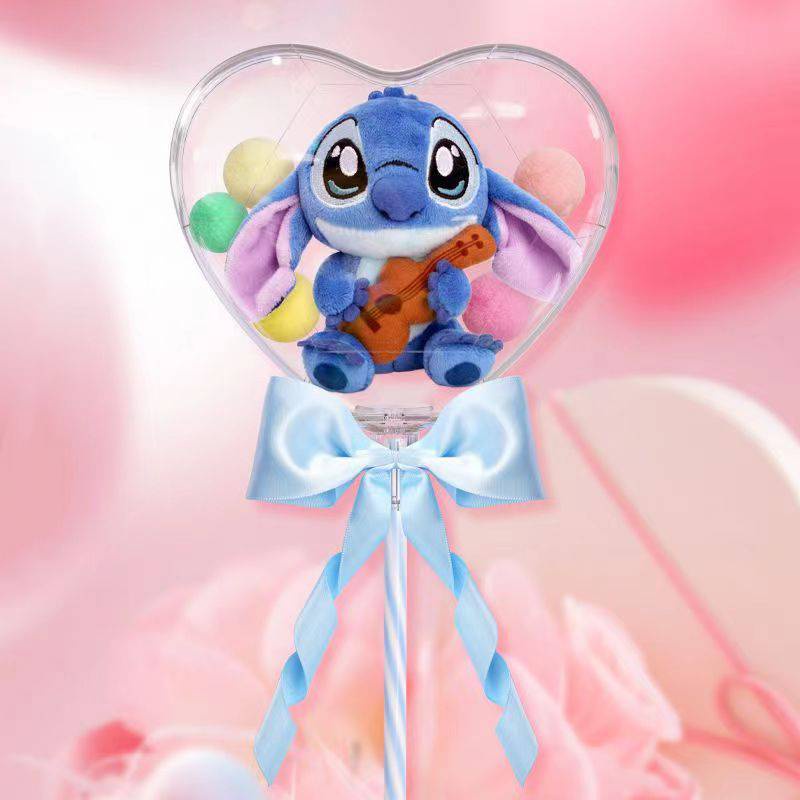 Lotso Bó Hoa Nhồi Bông Hình Trái Tim / Gấu Dâu Tây Xinh Xắn Làm Quà Tặng Sinh Nhật / Valentine Cho Bé Gái