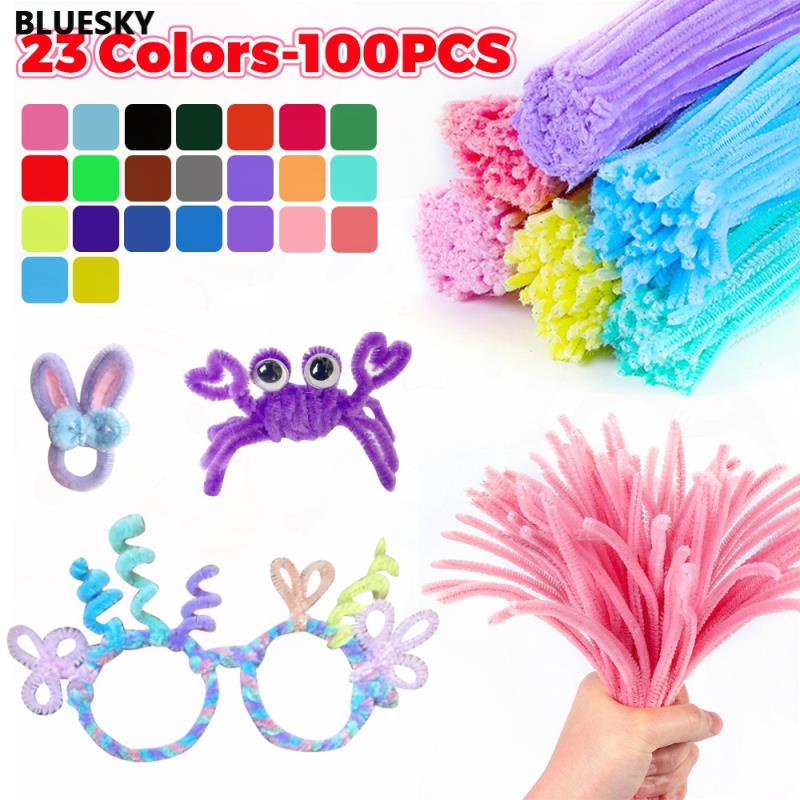 Set 100 Que Làm Tóc Xoắn diy Nhiều Màu Sắc Cho Bé