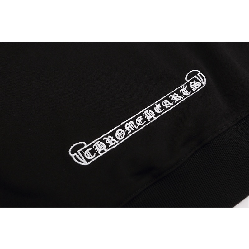 Chr Áo sweater Thêu Chữ Thập Trước Và Sau Hình Trái Tim Phía Trước Và Sau Bằng Vải Thời Trang Và Đa Năng Phong Cách unisex