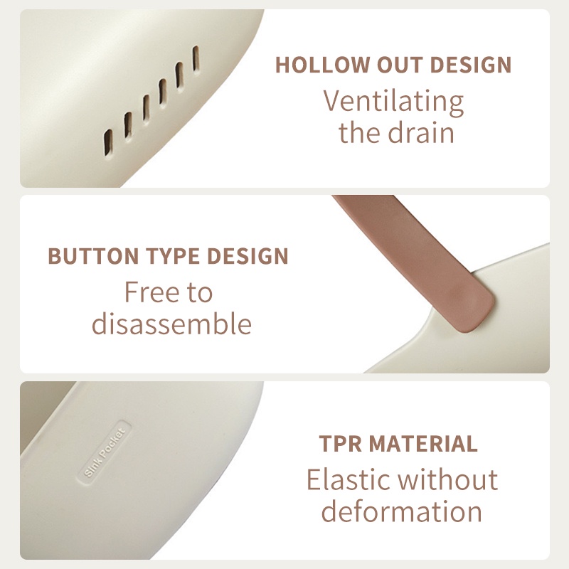 Giá Đỡ Xà Phòng / Mút Rửa Chén Treo Bồn Rửa Nhà Bếp / Phòng Tắm