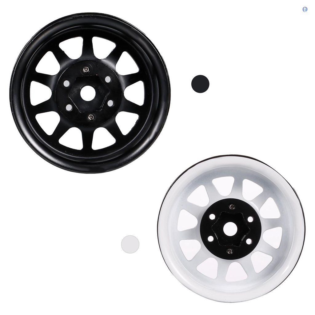 TRAXXAS Set 4 BáNh Xe Kim LoạI 1.9 Inch VớI axial scx10 axi03007 90046 Traxas trx4 redcat gen8 rc