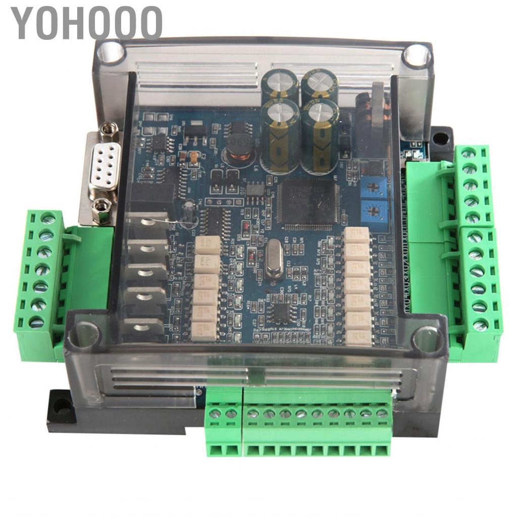 Yohooo FX3U-14MT Industrial Control Board PLC Analog 6AD + 2DA 24 V 1A