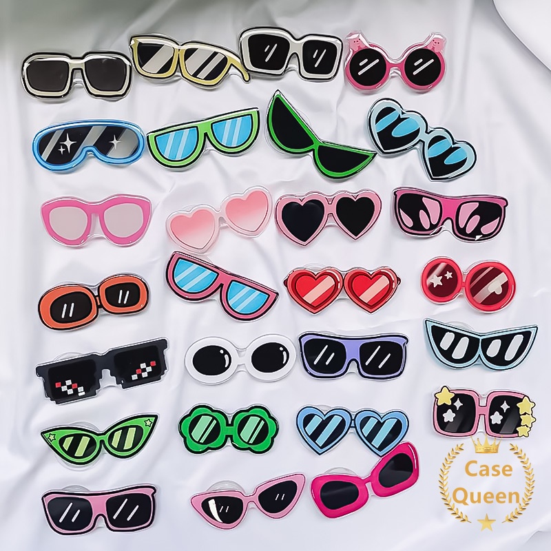 Nhẫn Đỡ Điện Thoại / Kính Mát Hình Trái Tim Xinh Xắn Sáng Tạo Giá Đỡ