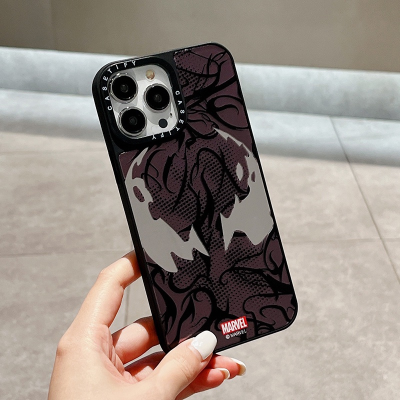 Ốp Điện Thoại Cứng Tráng Gương Hình Người Nhện Cho iphone 15promax 15pro 15 ix xr 11pro 12 13 mini 7 8plus 14 13 11 12 pro max