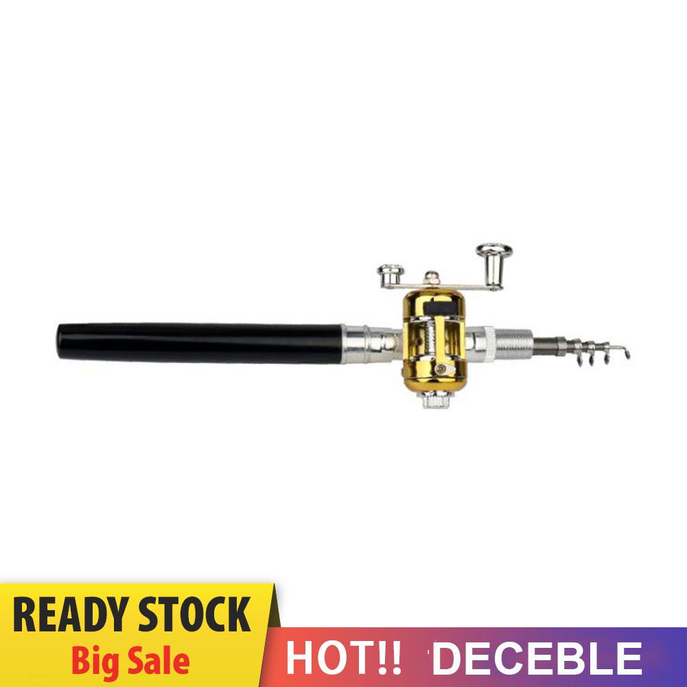 Cần Câu Cá mini Bỏ Túi Bằng Nhôm Hình Cây Bút Kèm Máy Câu